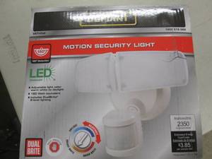 lot 4 image: defiant motion security light LED...