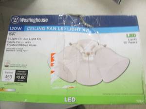lot 8 image: westinghouse 120w ceiling fan LED l...