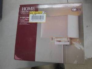 lot 12 image: home decorators 2-light wall light ...