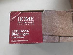 lot 23 image: 4 pack of home decorators LED deck...