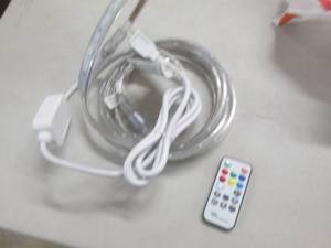lot 33 image: rope light with remote powers on ...