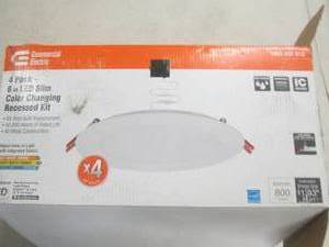 lot 44 image: commercial electric 4 pack 6 inch l...