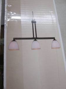 lot 47 image: hampton bay mattock 3-light chandel...