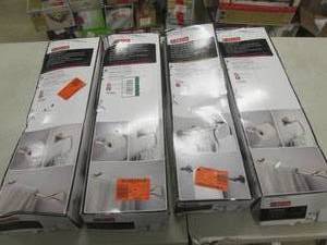 lot 72 image: 4 delta 3 piece bath hardware kits ...