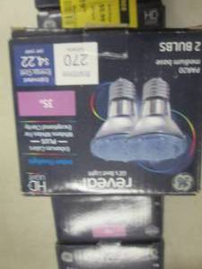 lot 118 image: 72 packs  revel indoor flood light...
