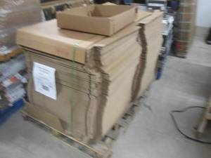 lot 135 image: pallet of cardboard trays would be ...
