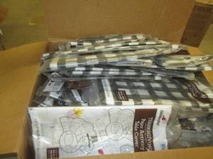 lot 150 image: box of table cloths ...