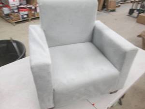 lot 155 image: little grey chair for child one arm...
