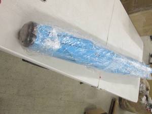 lot 156 image: blue umbrella with pole for outdoor...