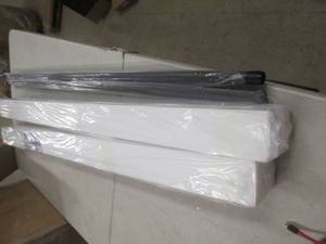 lot 157 image: 1 inch industrial curtain rods ...