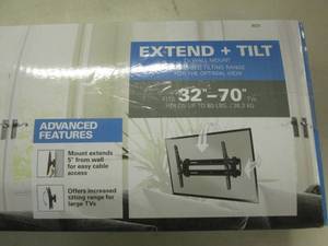 lot 180 image: sanus vuepoint etend and tilt tv mo...