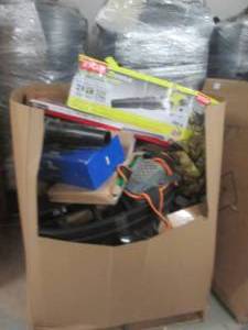 lot 196 image: pallet of merchandise that needs re...