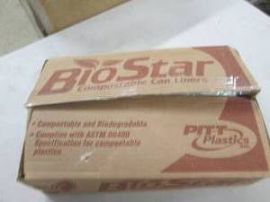 lot 281 image: case of biostar compostable and bio...