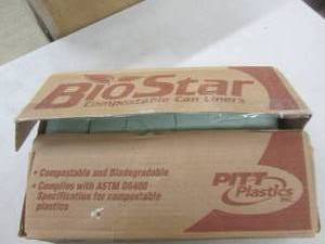 lot 282 image: case of biostar compostable and bio...
