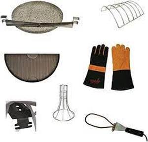 lot 46 image: Kamado Grill Accessory Pack (8-Piece) by Vision Grills- not used