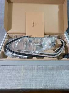 lot 20 image: Single-Handle Pull-Down Sprayer Kitchen Faucet with 2-Function Sprayhead in Brushed Nickel by LUXIER- open box not used