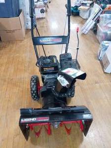 lot 30 image: 22 in. Two-Stage Gas Snow Blower with Recoil Start by Legend Force- not tested