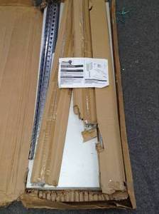 lot 72 image: 18 in. x 48 in. x 86 in. Silver Laminate Shelf 6-Tier Garage Shelving Unit by Muscle Rack- open box not used x