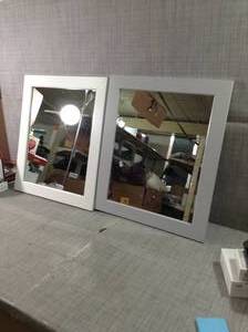 lot 77 image: Mirrors 20x24- set of 2 - not used