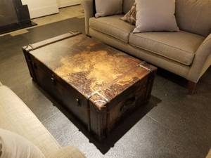 Faux Steamer Trunk Coffee Table