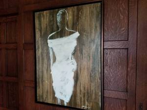 White Dress Painting