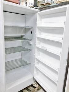 lot 8 image: Harris Manufacturing Laboratory Commercial Grade Stand Up Freezer 1LR421ABA - Great Working Condition - Plug In Cord Has Some Wear & Outside Door Latch Has Damage - Does Not Affect Operation - Locking - No Key