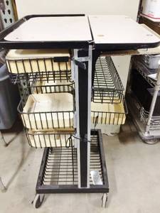 lot 47 image: Organizer Cart With Flip Out Baskets