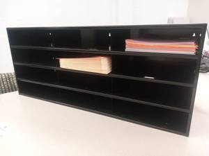 lot 17 image: 34 Uline Metal File Organizer