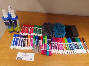 lot 52 image: Dry Eraser Essentials Set