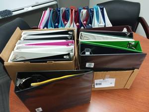 lot 50 image: Even More Assorted Binders