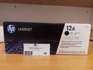 lot 88 image: HP Laserjet 12A Black Ink
