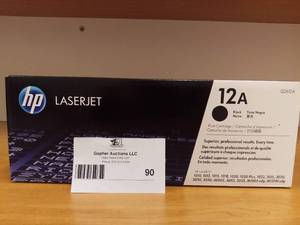 lot 90 image: HP Laserjet 12A Black Ink