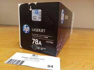 lot 94 image: HP Laserjet Pto 78A Black Ink