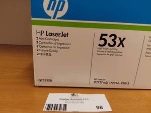 lot 98 image: HP LaserJet Duel Pack