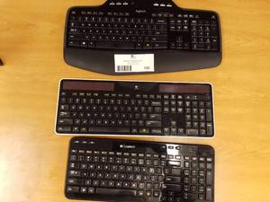 lot 106 image: Wireless Logitech Keyboards Set (Valued $130)