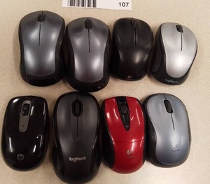 lot 104 image: Logitech and HP Wireless Mouse Set