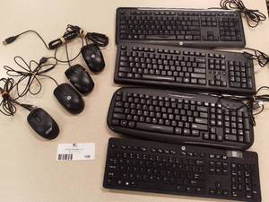 lot 108 image: Hp & Acer Keyboard and Mouses Set