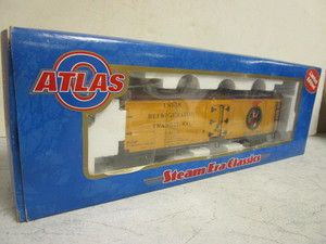 lot 307 image: ATLAS O STEAM ERA CLASSICS MILLER WOODSIDE REFIRGERATOR CAR - NEW