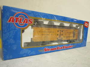 lot 308 image: ATLAS O STEAM ERA CLASSICS HEILEMAN REFRIGERATOR CAR - NEW