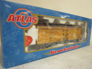 lot 342 image: ATLAS O STEAM ERA CLASSICS GLASER, CRANDELL REEFER CAR - NEW