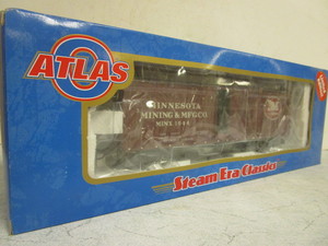 lot 343 image: ATLAS O STEAM ERA CLASSIC 3M BOX CAR - NEW