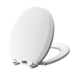 AMERICAN STANDARD Cadet Slow Close EverClean Round Slow Close Toilet Seat in White