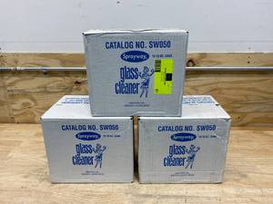 SPRAYWAY Lot of 3 Cases of-  Glass Cleaner - 19oz (12 Per Case)