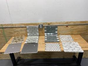 Lot of 16-  Various Mosaic and Wall Tiles
