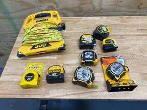 Lot of DEWALT Tape Measures (for parts or repair)