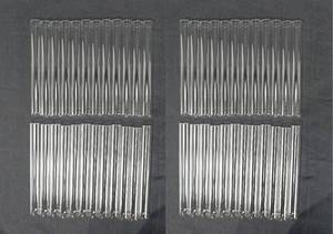 lot 16 image: Set of 48 Mercer Glass Works Mertex 150 X 16 MM No Lip Glass Culture Test Tubes