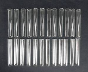 lot 88 image: Set of 24 Mercer Glass Works Merco 150 x 25 MM Glass Culture Test Tubes With Lip