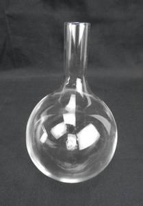 lot 132 image: Set of 2 Kimble Glass 500 ML Round Bottom Flasks