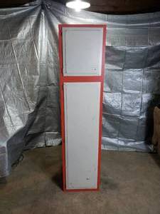 lot 16 image: Tall Wooden Kitchen Cabinet