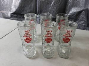 lot 29 image: Set of 6 Schmidt Boot Drinking Glasses